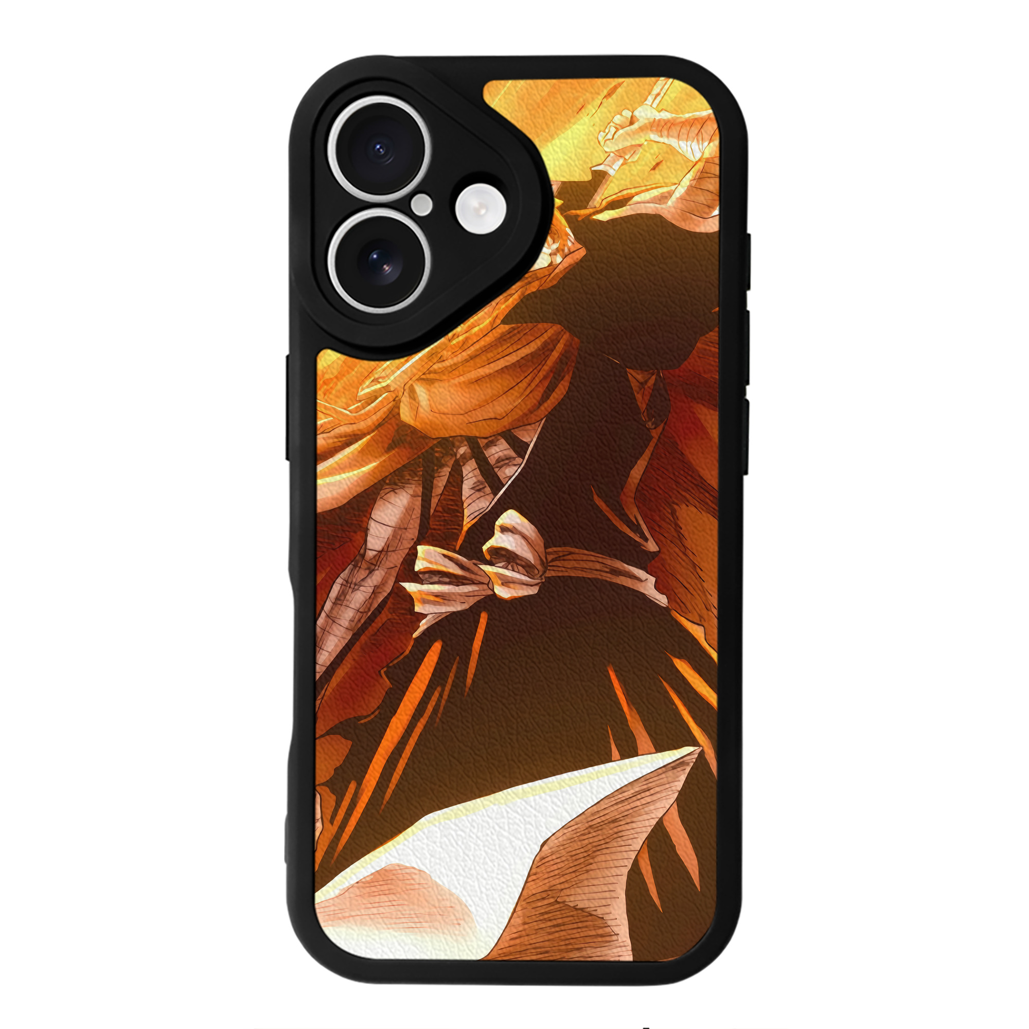 （画像用） ブリーチ BLEACH 【iPhone 16シリーズ対応】シリコンスマホケース（レザー調） 材質：シリコン